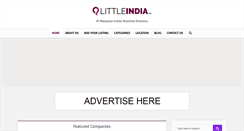 Desktop Screenshot of littleindia.asia